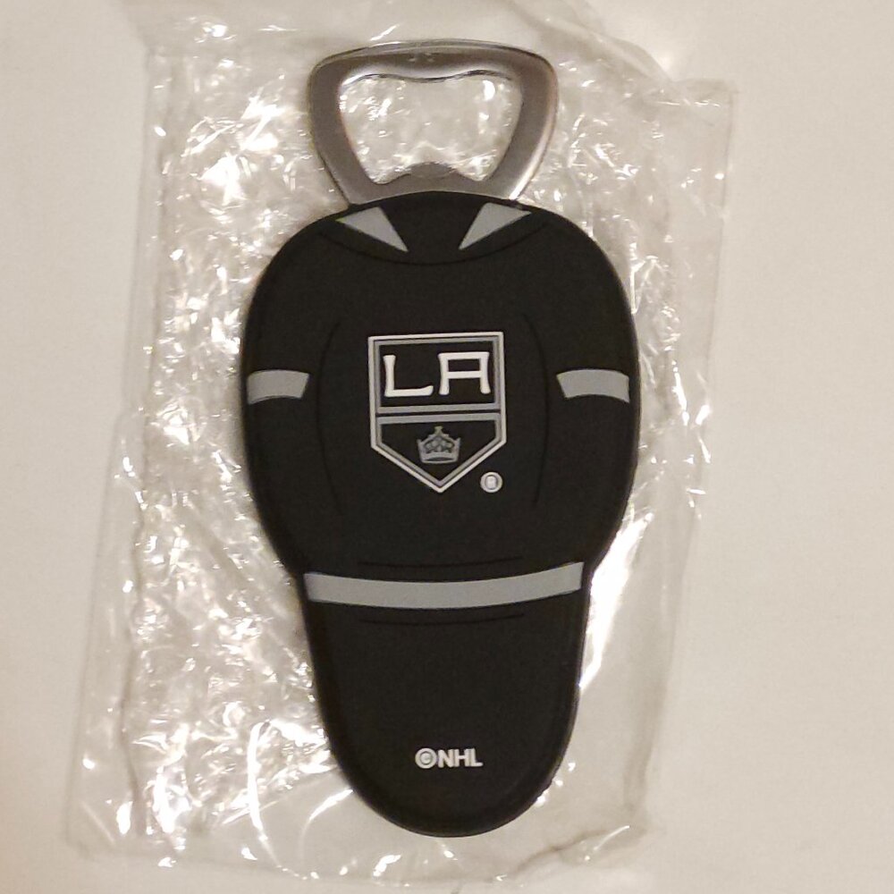 NHL Team Jersey Promotional Bottle Opener LOS ANGELES KINGS